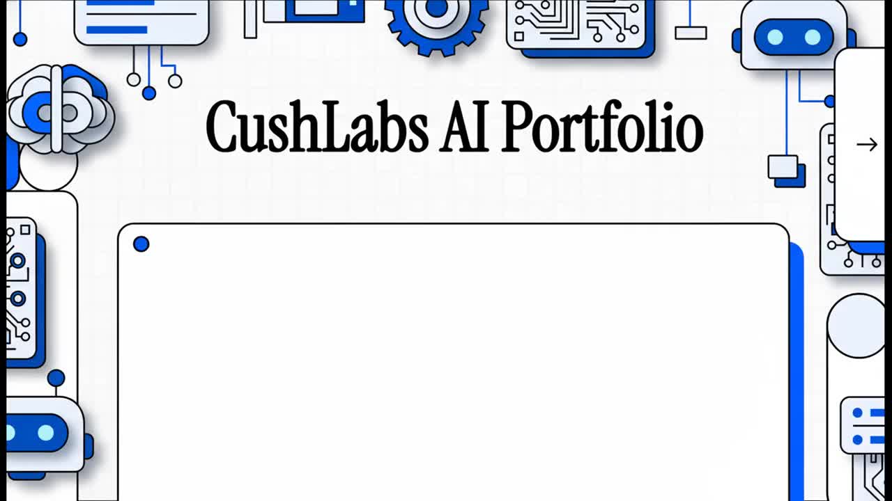 CushLabs AI Portfolio video